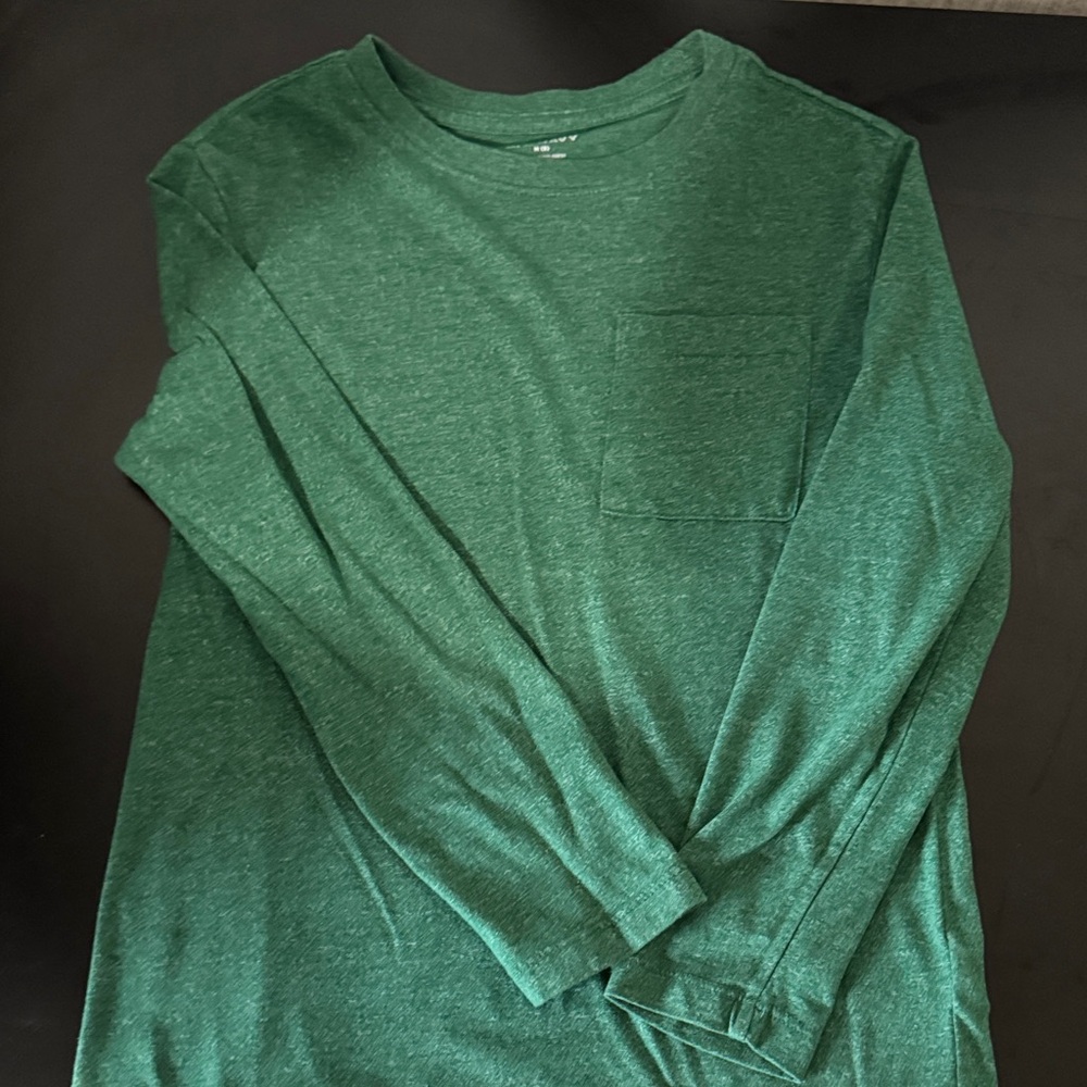 Old Navy Kids Green Long Sleeve Tee
